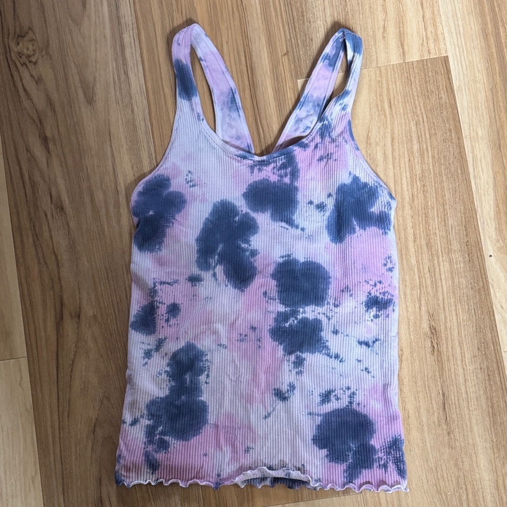 Amor Spiritual Gangster Tie Dye Tank Top M/L